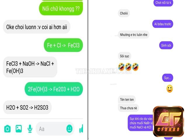 lầy lội khi chơi nối chữ