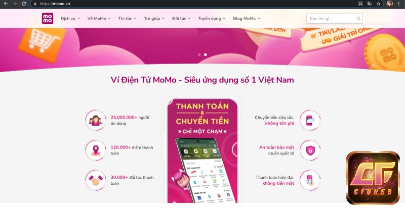 tổng đài momo