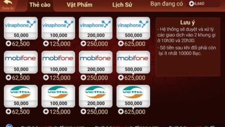 Game đánh bài đổi thẻ uy tín tại cổng game Cfun68
