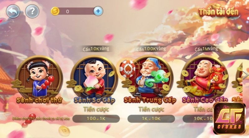 Đa dạng phòng chơi game dat bom thu lì xì tại Cfun68