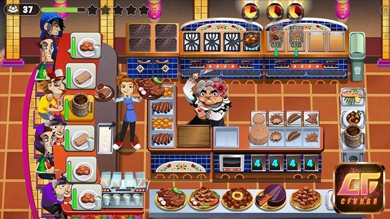 Thoả sức đam mê nấu nướng trong Cooking Dash và học cách quản lý nhà hàng hiệu quả
