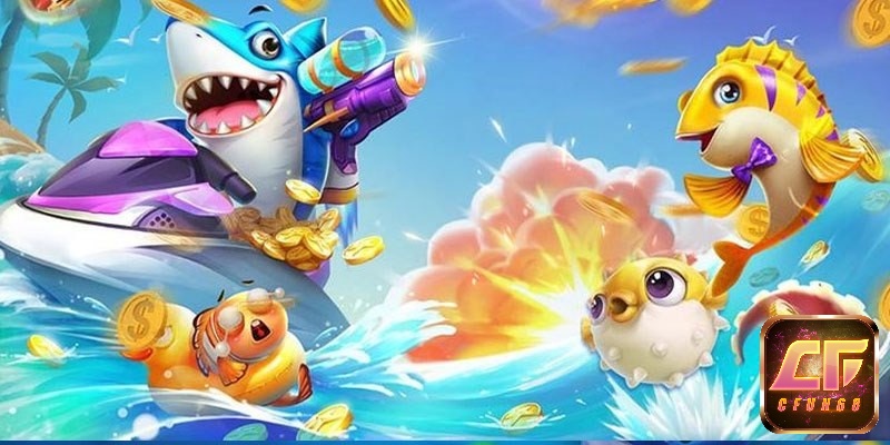 Game Bắn cá 3D là trò chơi chinh phục các loài cá xuất hiện trên màn hình