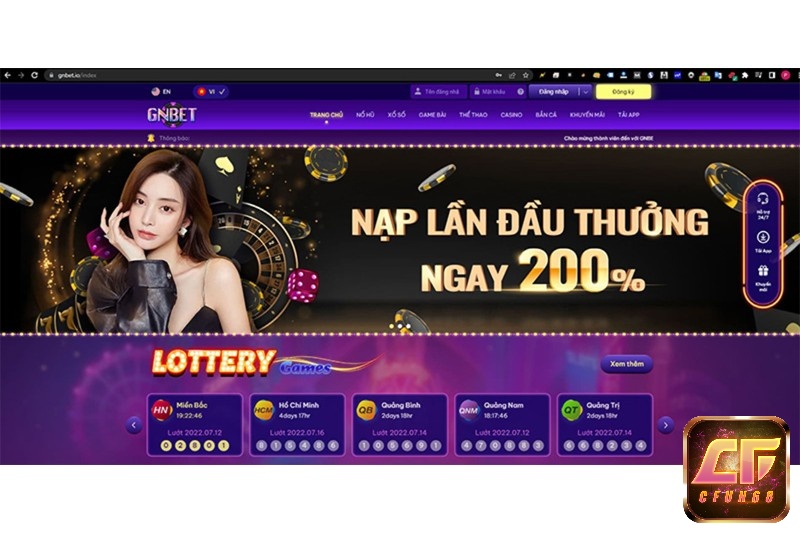Đăng ký Gnbet thành công cá độ bóng trực tuyến