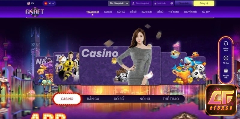 Đăng ký Gnbet chinh phục kho game đa dạng hấp dẫn
