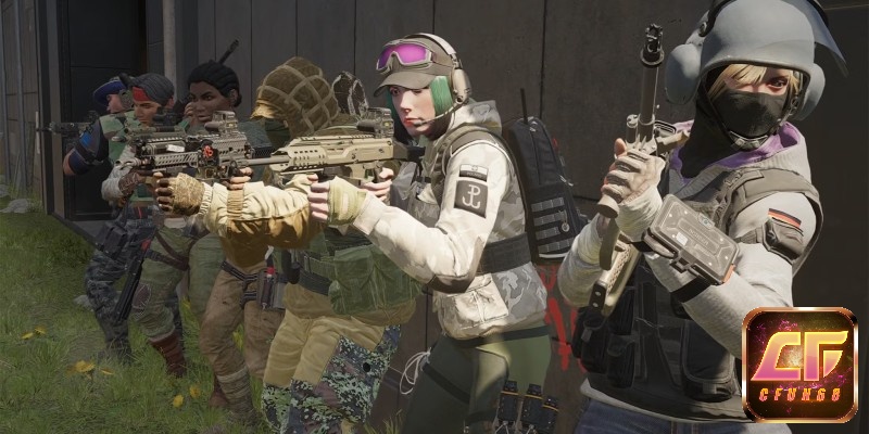 Đội đặc nhiệm trong Rainbow Six Siege phối hợp tác chiến chặt chẽ
