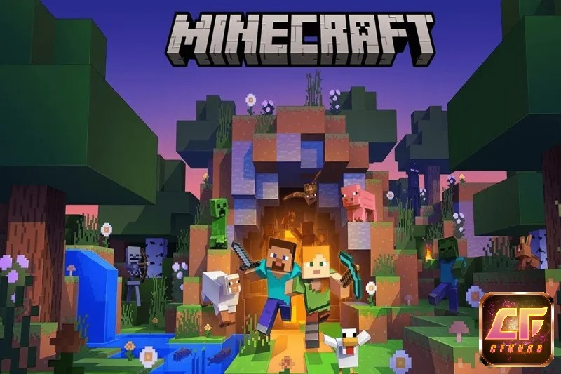 Minecraft là một tựa game nằm trong top game sinh tồn PC độc đáo và sáng tạo