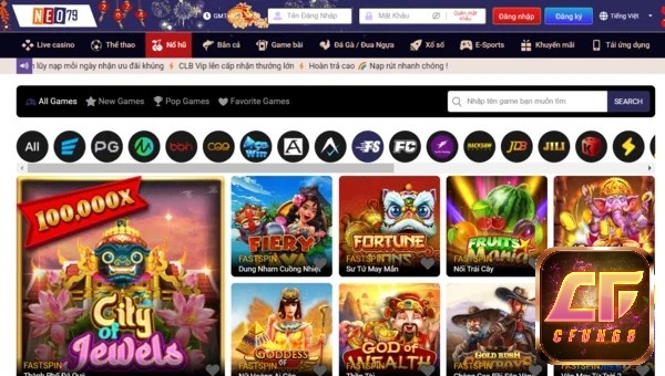 Đăng nhập Neo79 tham gia kho game cá cược nổi bật