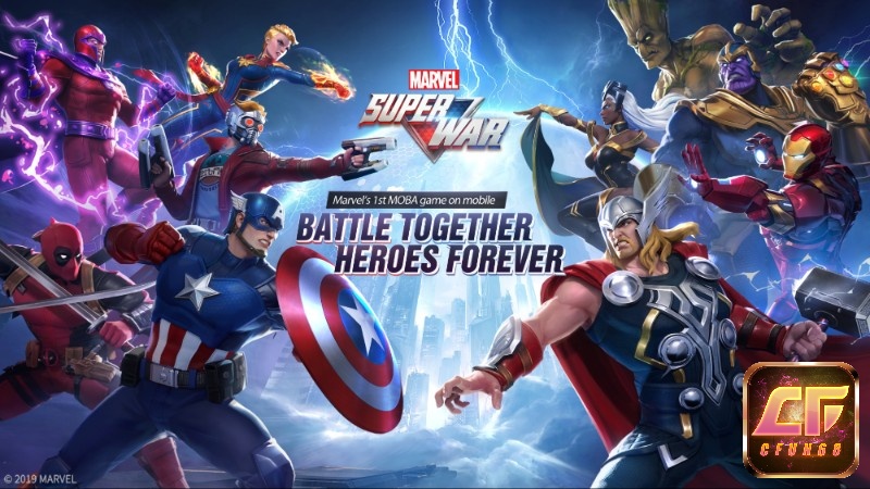 MARVEL MOBA ấn tượng đồ họa đẹp, nhân vật anh hùng nổi tiếng