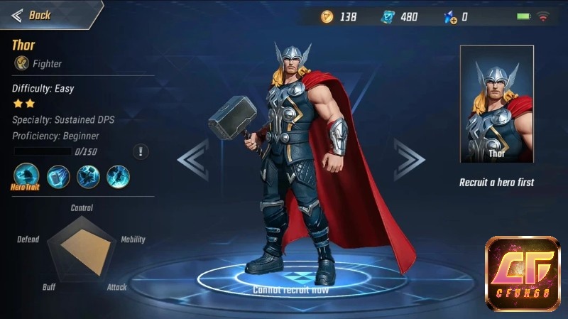 Marvel Super War bản di động tối ưu, dễ chơi