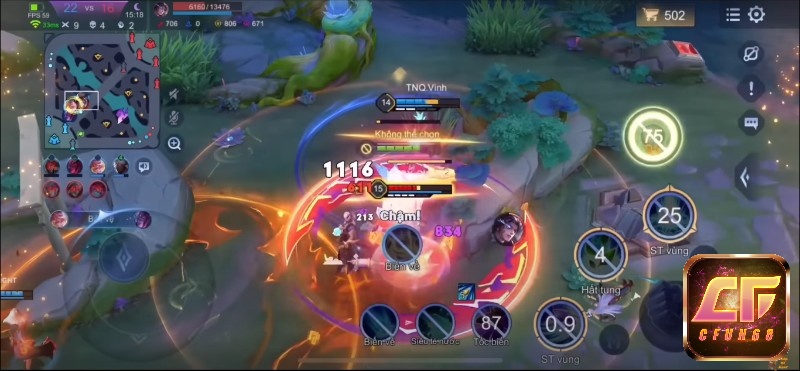 Giai đoạn cuối game, anh em nên biết cách chọn vị trí để xả lượng sát thương lên đối thủ một cách tốt nhất
