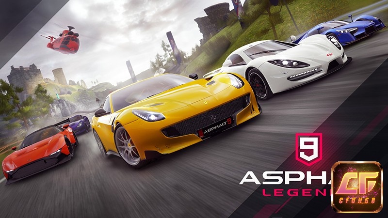 Game đua xe Asphalt 9: Legends có những pha rượt đuổi mãn nhãn